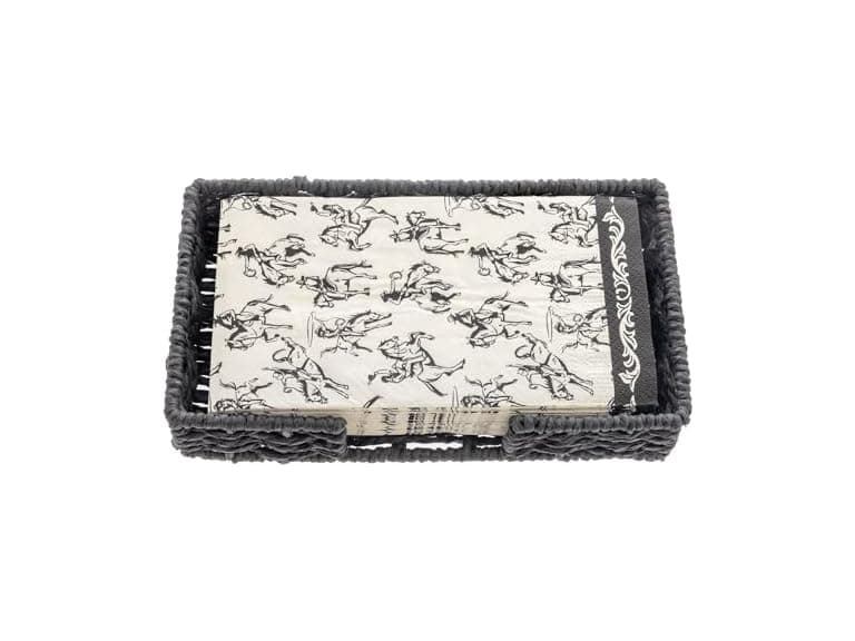 Woven Napkin Holder Gothic Cowboy - Image 1