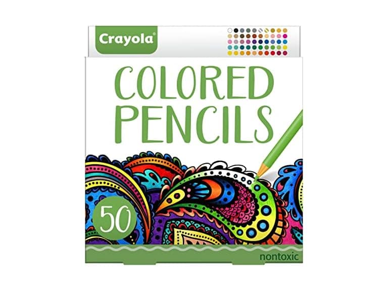 Crayola Colored Pencils For Adults 50ct - Image 1