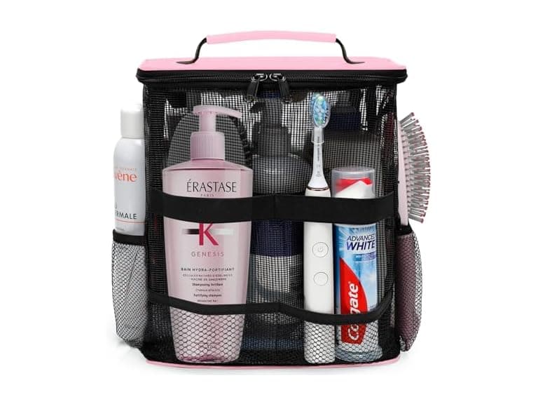 EASEGAVE Quick Dry Mesh Shower CaddyBag - Image 1