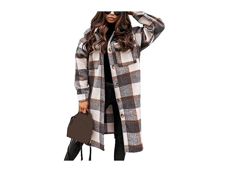 Esmeling Women (XL) Oversize Long Shacket Coat - Image 1