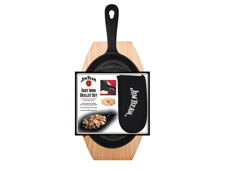 Jim Beam Cast Iron Skillet Set - Image 1