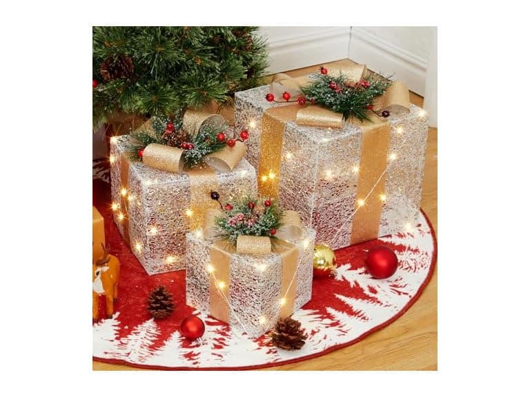GarveeHome 3 Christmas Light Gift Boxes - Image 1