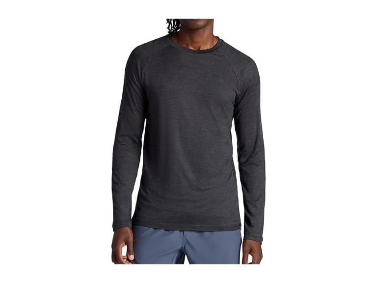 Gaiam Mens Everyday Basic LS Crewneck Top - Image 1