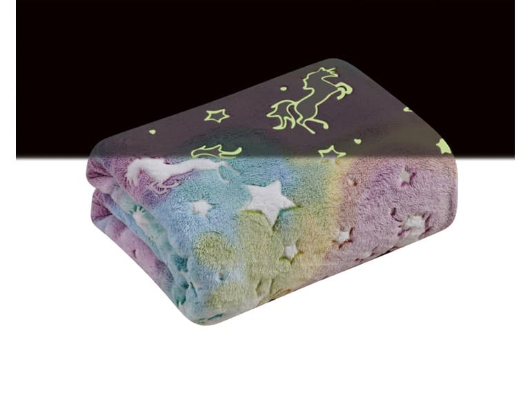 2Pk Glow In The Dark Throw Glow Unicorn - Image 1