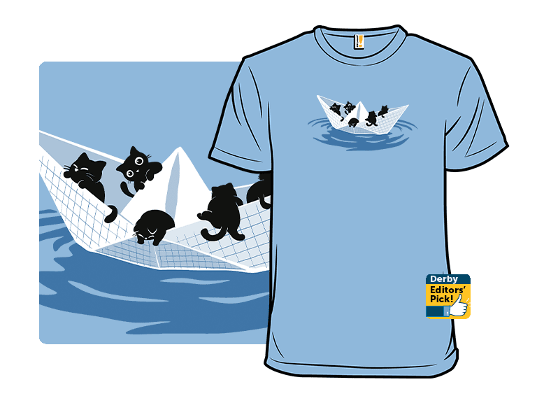 Cat Paper Boat