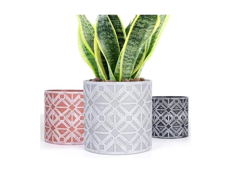 lokeisna Plant Pots, Set of 3 - Image 1