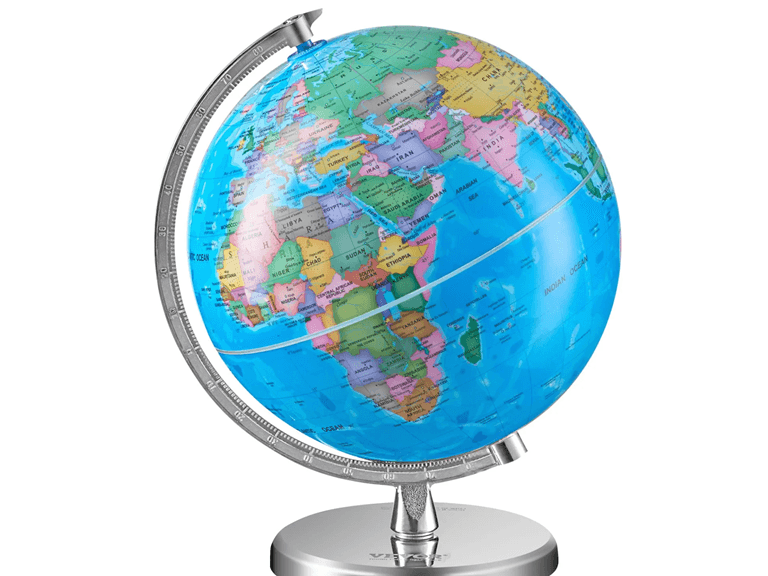 VEVOR Rotating World Globe with Stand - Image 1
