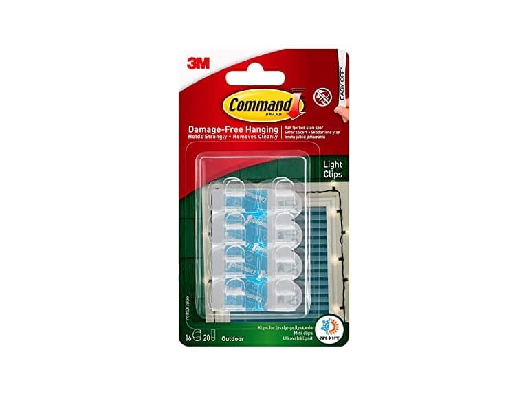 Command Outdoor Light Clips, 16 clips, 20 strips - Image 1