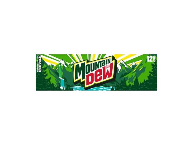 Mountain Dew, Soda, 12 Fl Oz, 12 Pack - Image 1