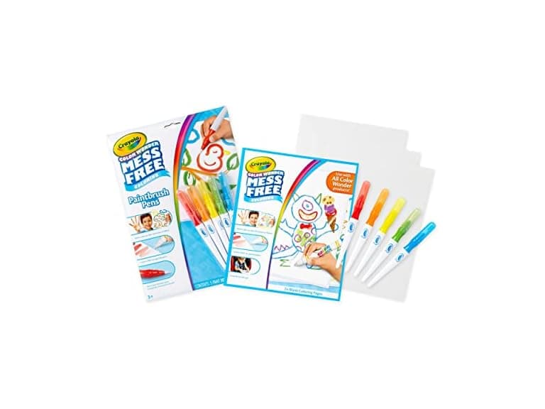 Crayola Color Wonder Paintbrush Pens & Paper - Image 1