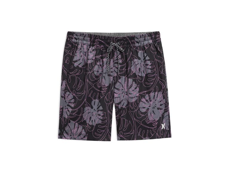 Hurley Men's 2-Toned Leaf Swim Short - Image 1