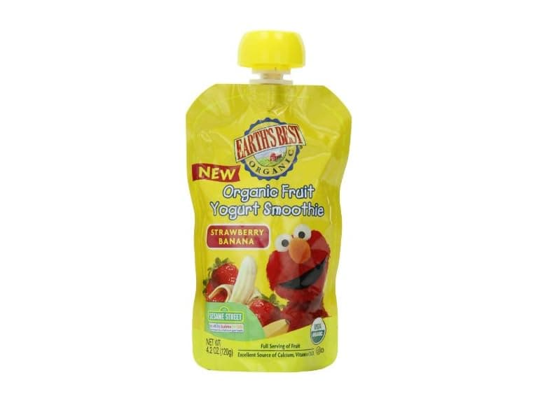 1CT Earth's Best Sesame Street Fruit Yogurt - Image 1