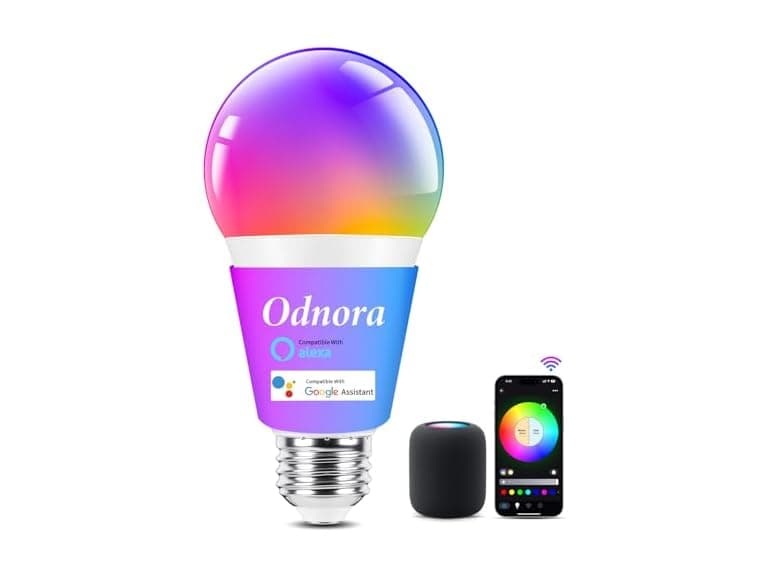 Odnora B0FQV62PX5 LED Smart Light Bulbs - Image 1