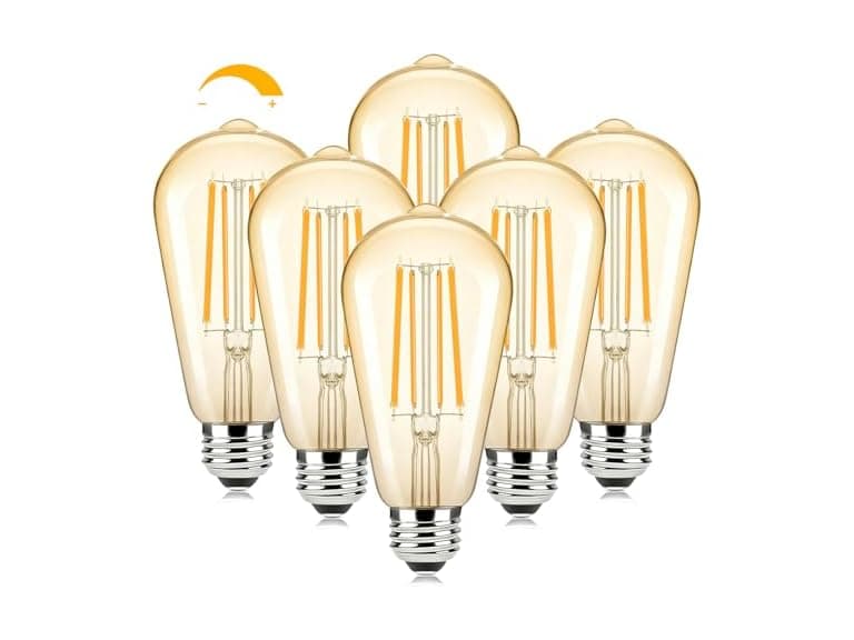 Brightever Warm Light Bulbs 60W Equivalent, 2200K - Image 1