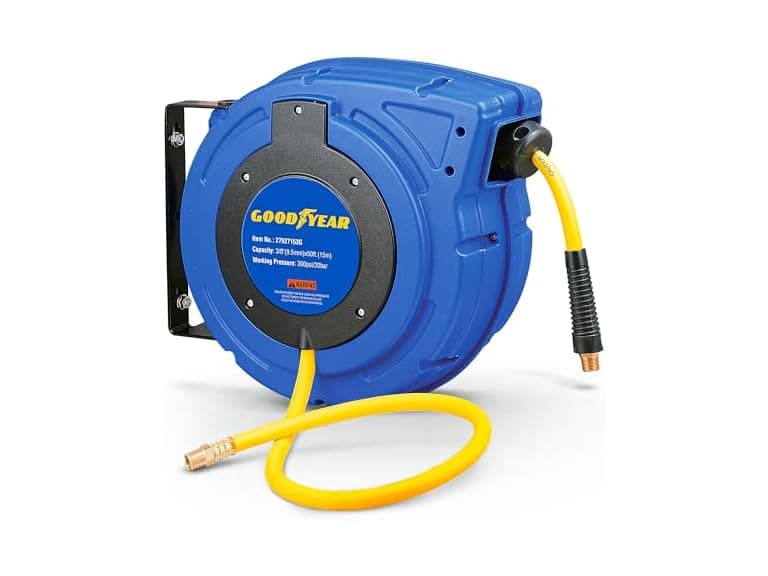 Goodyear Air Hose Reel Retractable 3/8" x 50' - Image 1