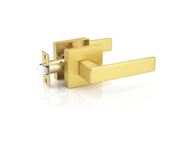 Heavy Duty Gold Passage Door Handles - Image 1