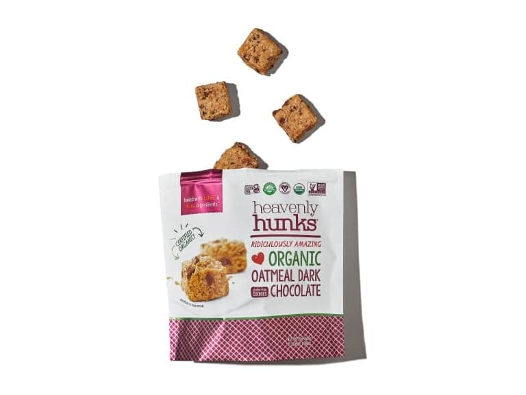 Heavenly Hunks Organic Oatmeal Dark Chocolate - Image 1