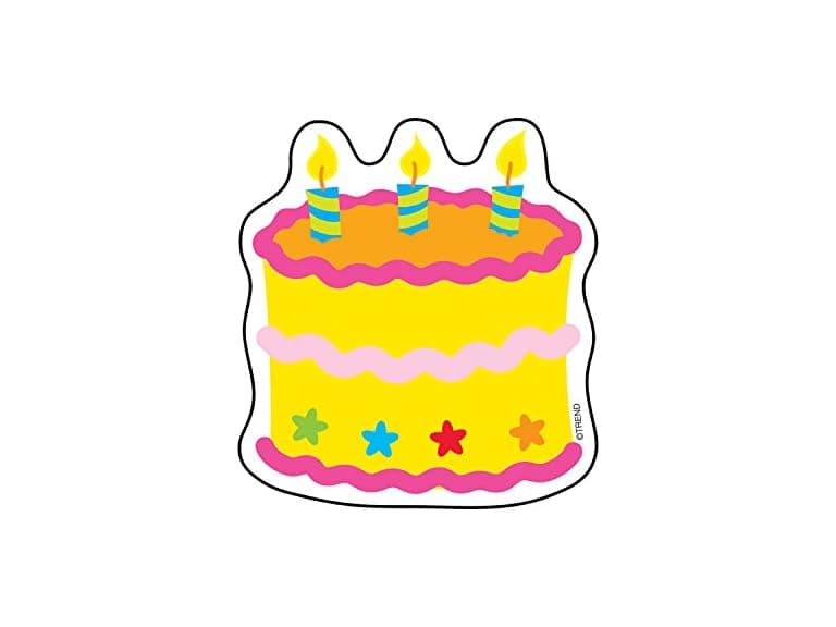 rend Birthday Cake Mini Accents - Image 1