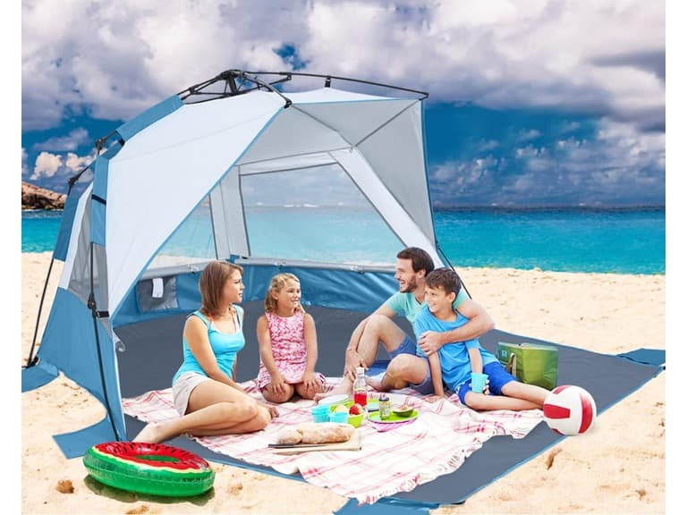 Pop-Up Beach Tent, 4-6 Person