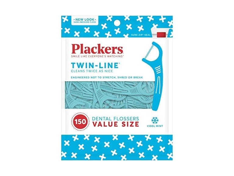 Plackers Twin-Line Dental Flossers - Image 1