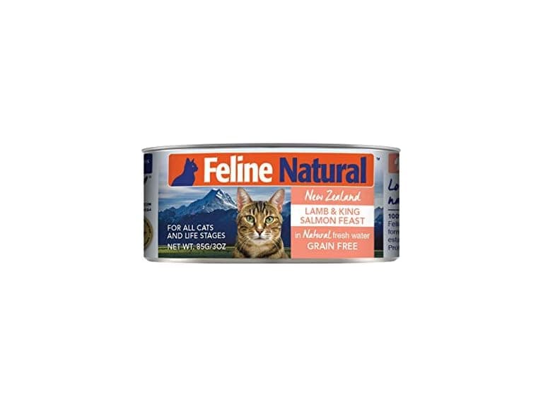 NATURAL Cat Food Lamb And Salmon Can, - Image 1