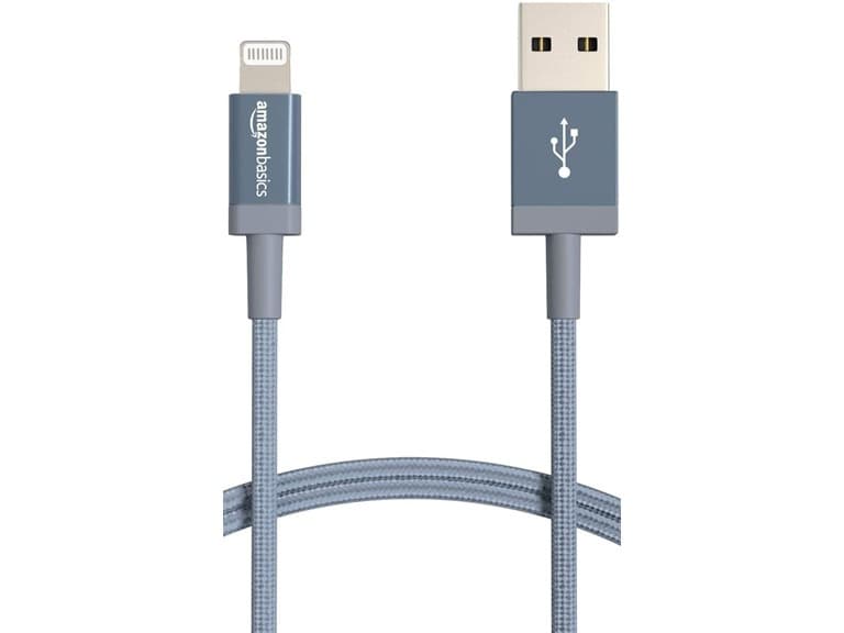 AmazonBasics 6FT Nylon USB-A to Lightning Charging Cable - Image 1