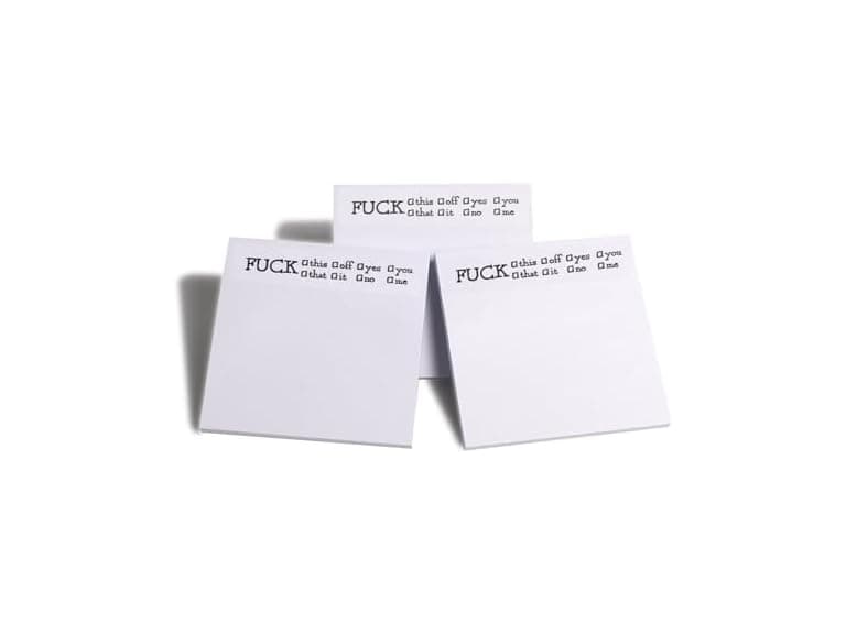 Aniute Funny Sticky Notepad - Image 1