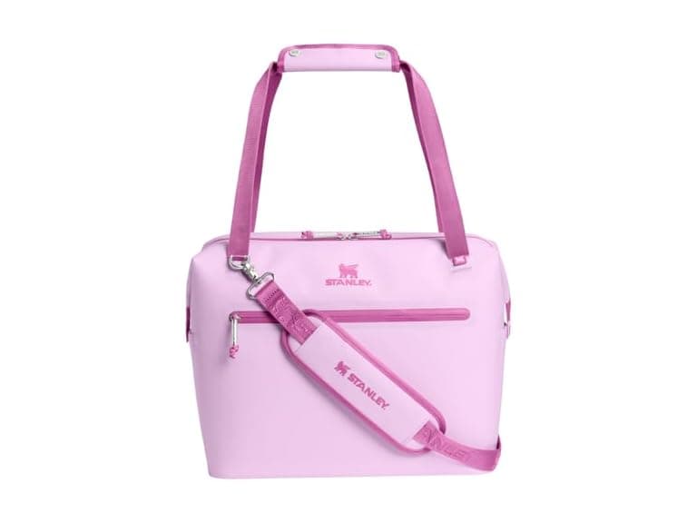 Stanley All Day Julienne Max Soft Cooler Bag and Lunch Box, Soft Orchid - Image 1