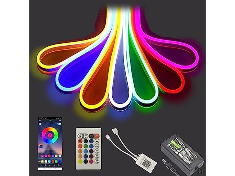 Flexible Neon LED Rope Light 16.4FT - Image 1