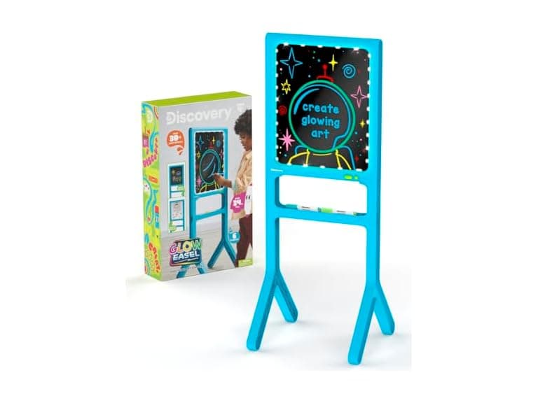 Discovery™ Glow Easel Dual-Sided Art Station - Image 1