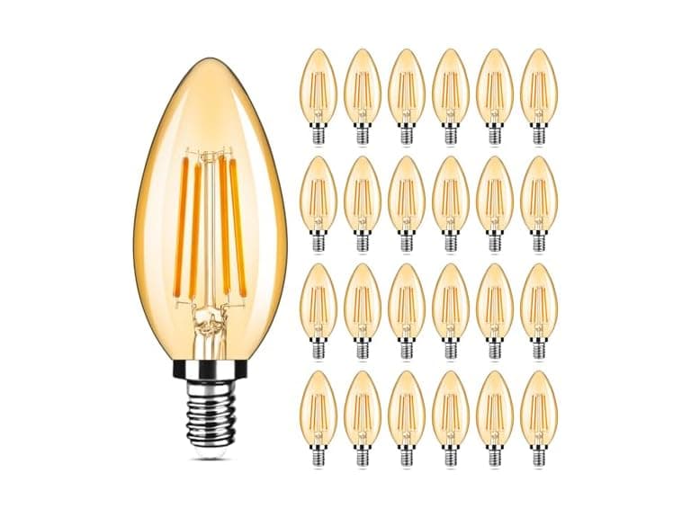 Yochoice 24-Pack Dimmable E12 Candelabra Bulbs 40Watt - Image 1