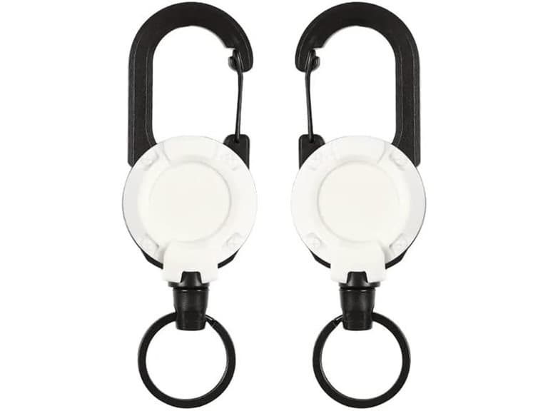 (4 Pack) Automatic Retractable Tactical Keychain - Image 1