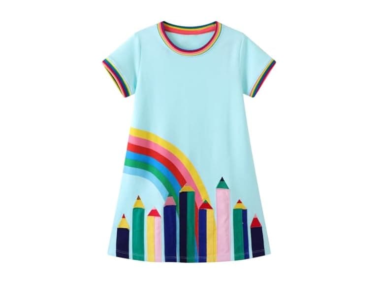 Funnymore Kids Toddler Girls Dresses Summer - Image 1