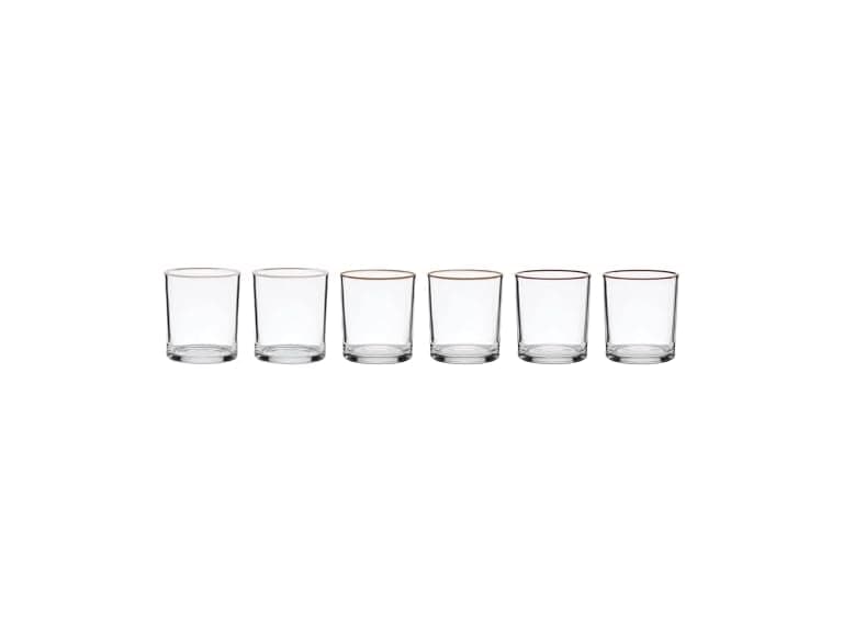 Oneida Glassware, 24 Sever Sunbaked Medium Tumbler, Set of 6 - Image 1