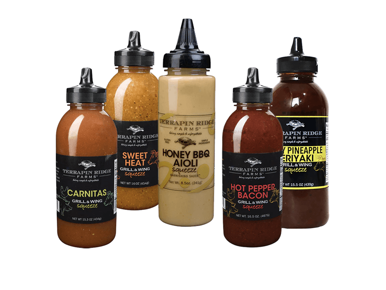 (5pk) Grilling & Wings Squeeze Sauces - Image 1