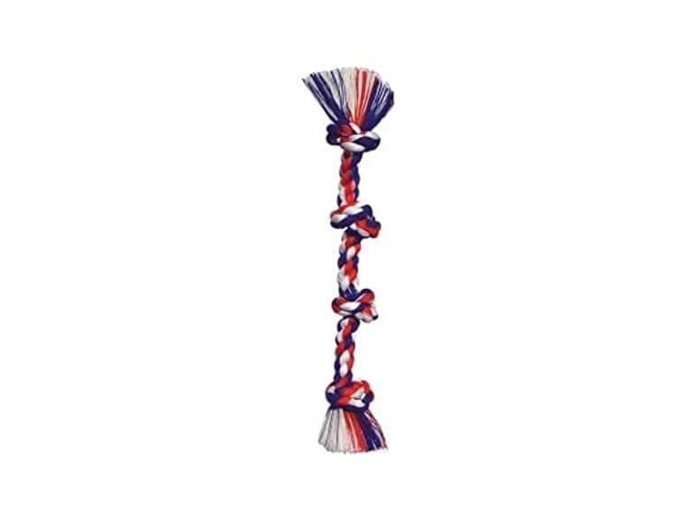 Mammoth Flossy Chew Large Clear 4 Knot - Image 1