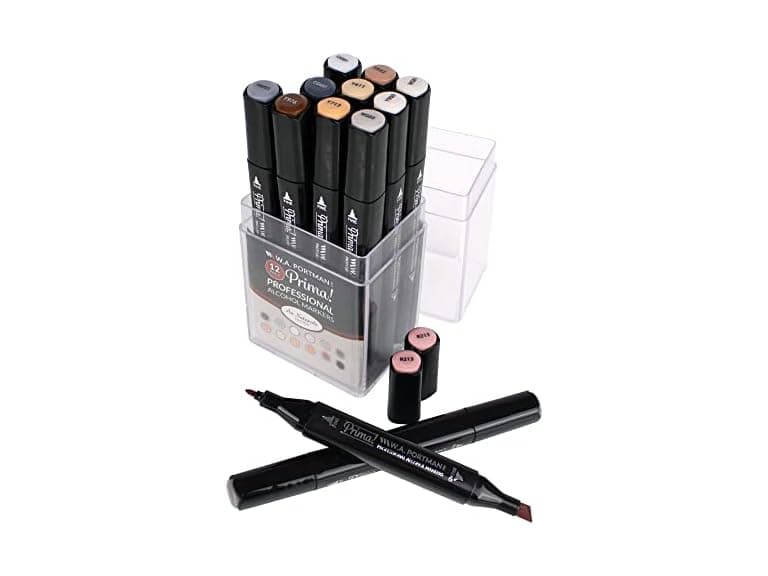 12Pc Au Naturale Professional Marker Set - Image 1