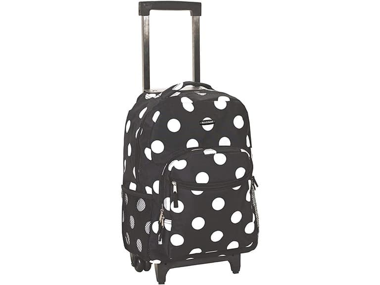 Rockland Double Handle Rolling Backpack - Image 1
