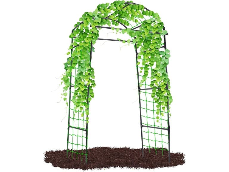 FOLLOOK Garden Arch Trellis, 6.7ft - Image 1