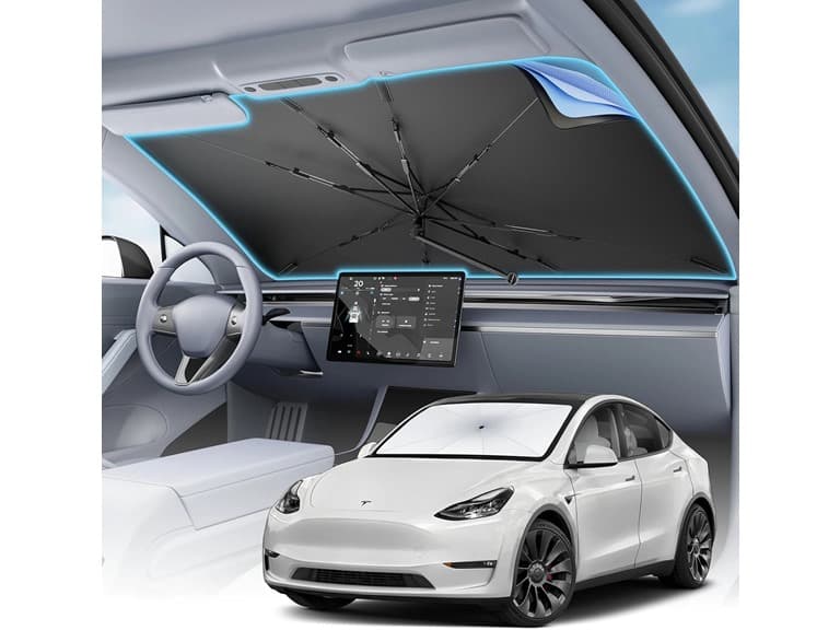 Windshield Sun Shade Umbrella - Image 1