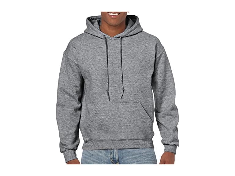 Gildan Men Fleece Hooded Sweatshirt - Image 1