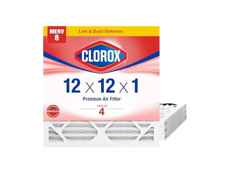 12x12x1 Air Filter MERV 8 4pk - Image 1