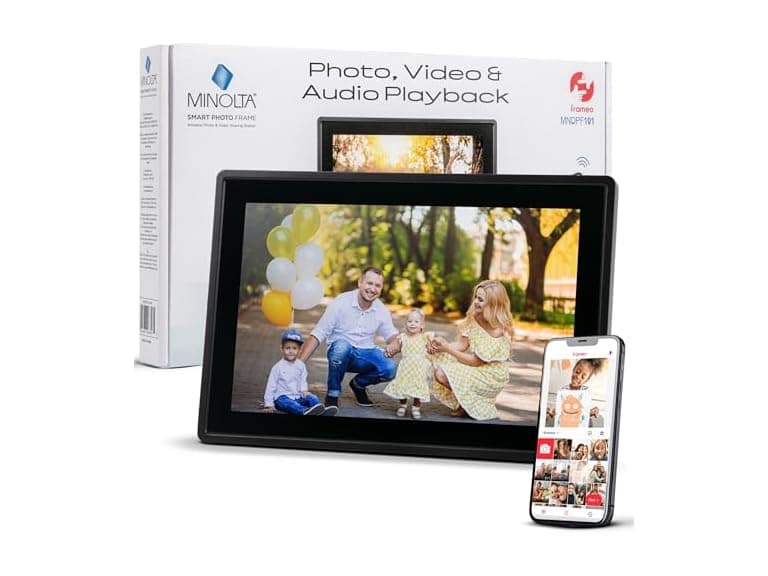 Minolta Smart Photo Frame 10.1 inch, Black - Image 1