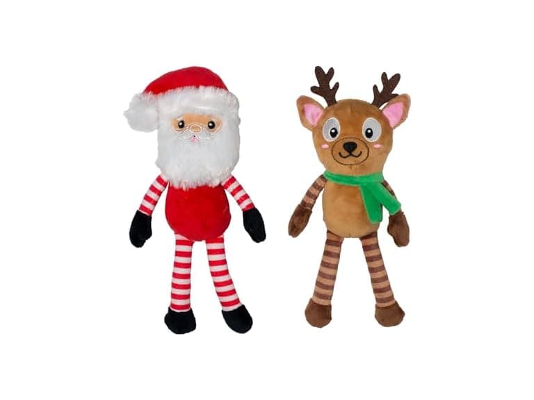 Fringe Studio Pet Toy, Friend at Frost Sight Dog Toy 2 Pk - Image 1