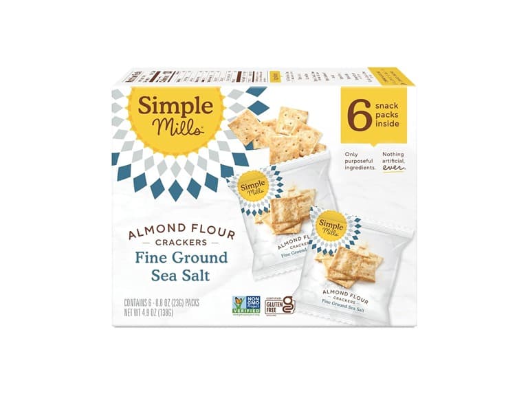 Simple Mills SIMPLE MILLS Sea Salt Crackers, 8ct - Image 1