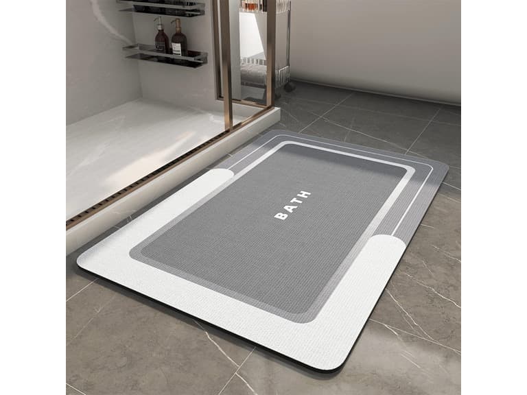 Bath Mat Runner Long Bathroom Mat Rug - Image 1