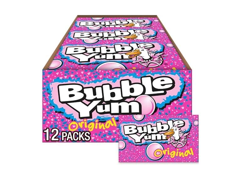 Bubble Yum Original Flavor Chewy - Image 1