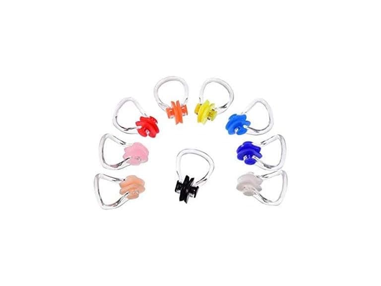 DNHCLL 5PCS Soft Silicone Swimming Nose Clip - Image 1