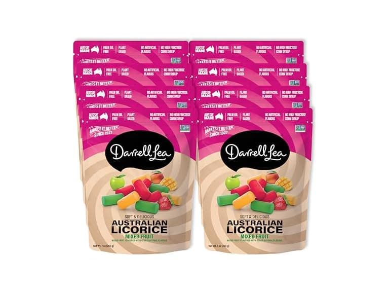 (8-Pack) Darrell Lea Soft Australian Licorice, Mixed Fruit - Image 1