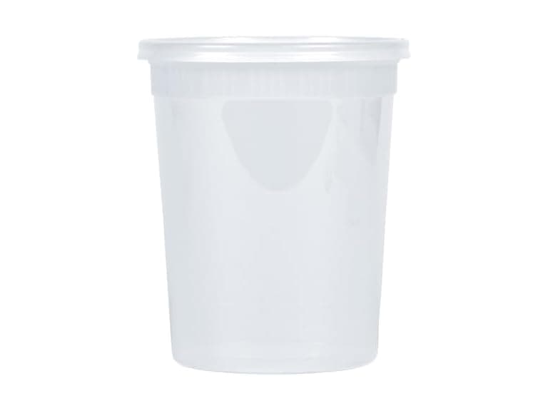 Deli Containers Combo - 32 oz, Plastic - Case of 240
